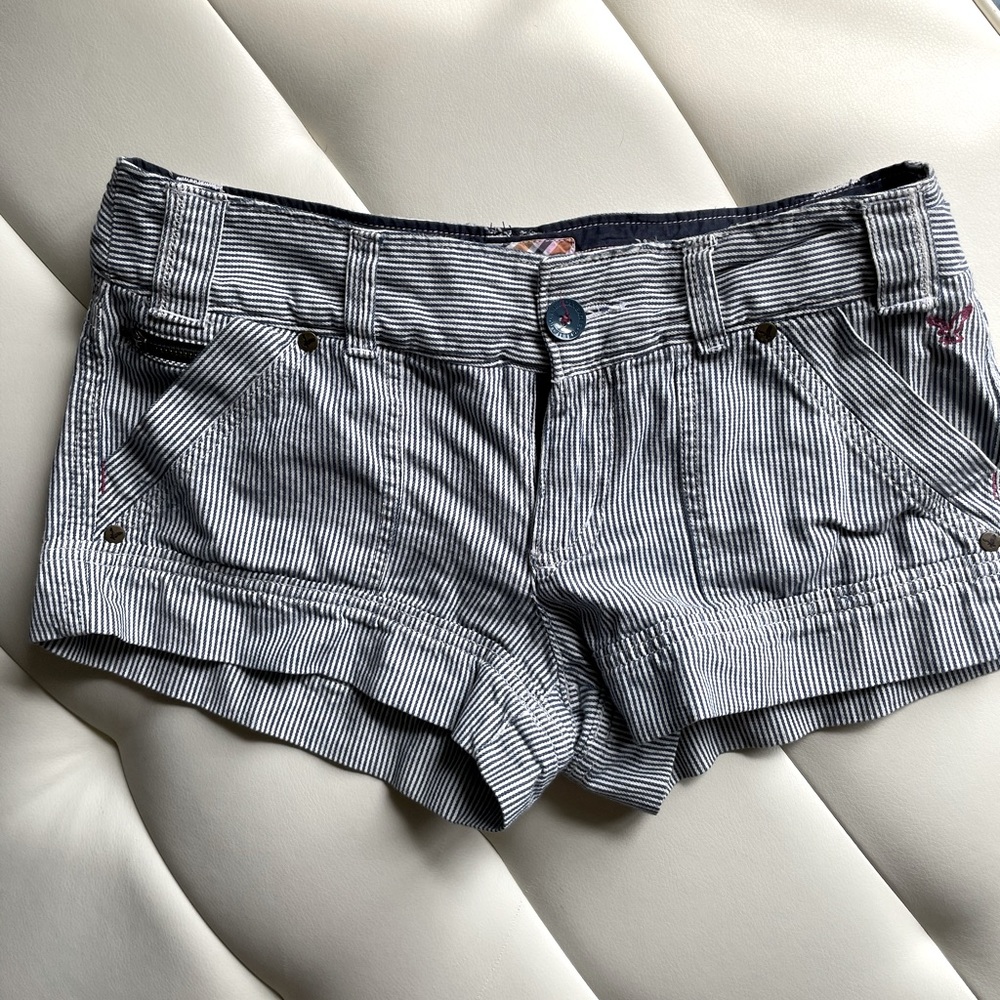 Pinstripe Shorts